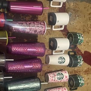 starbucks cup sale small cup $10.00 and big one 20.00